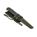 Survival Set: Outdoor Messer OK4 & Feuerstahl FS, inkl. Köcher mit Gürtelschnalle