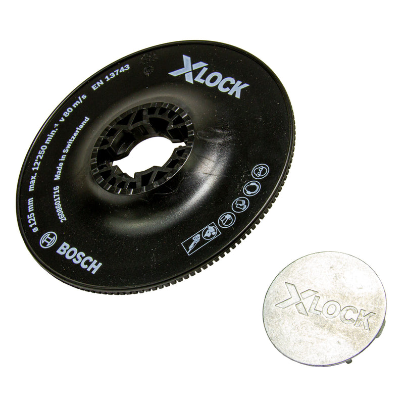 X-LOCK Stützteller Ø 125 mm, hart, inkl. X-LOCK Clip