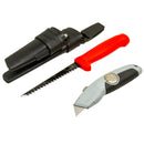 Jabsaw JS & Cuttermesser URA im Doppelholster, Stichsäge & Universalmesser