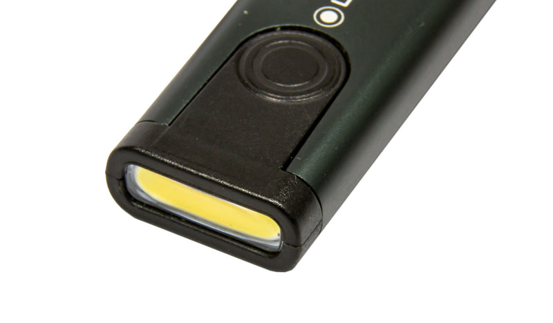 K4R Mini-Taschenlampe / Schlüsselringlampe mit max. 60 Lumen, Schwarz, Akkubetrieb