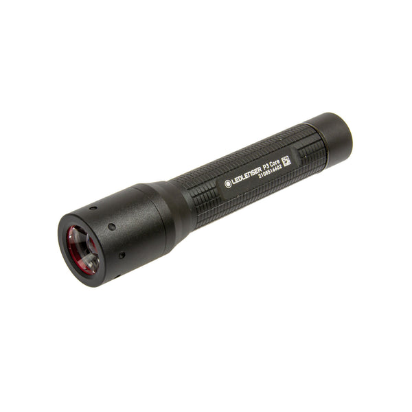 P3 CORE LED Taschenlampe mit max. 90 Lumen Leuchtkraft, Schwarz, inkl. Batterien