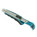 Abbrechklingenmesser inkl. 8 Abbrechklingen, Cuttermesser mit gummierten Soft-Griff