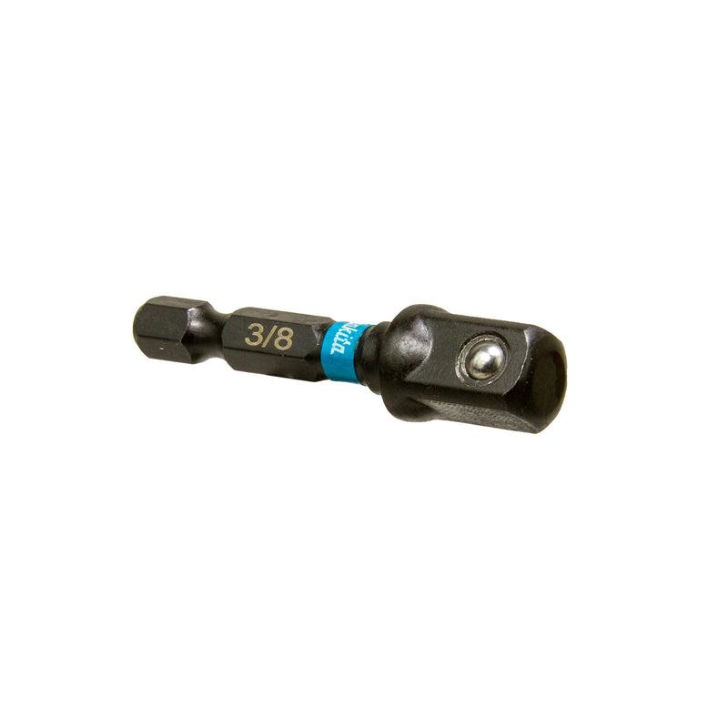Impact Black Adapter 1/4" Sechskant auf 3/8" Vierkant, Steckschlüssel Adapter für Schlagschrauber