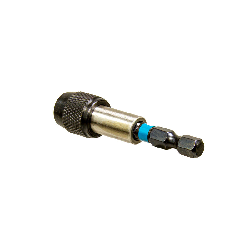 Impact Black Bit Halter 1/4" magnetisch, Schnellwechsel Bithalter, 60 mm, für den Einsatz im Schlagschrauber