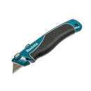 Trapezklingenmesser inkl. 2 Trapezklingen mit Schnellwechselfunktion & gummierten Griff