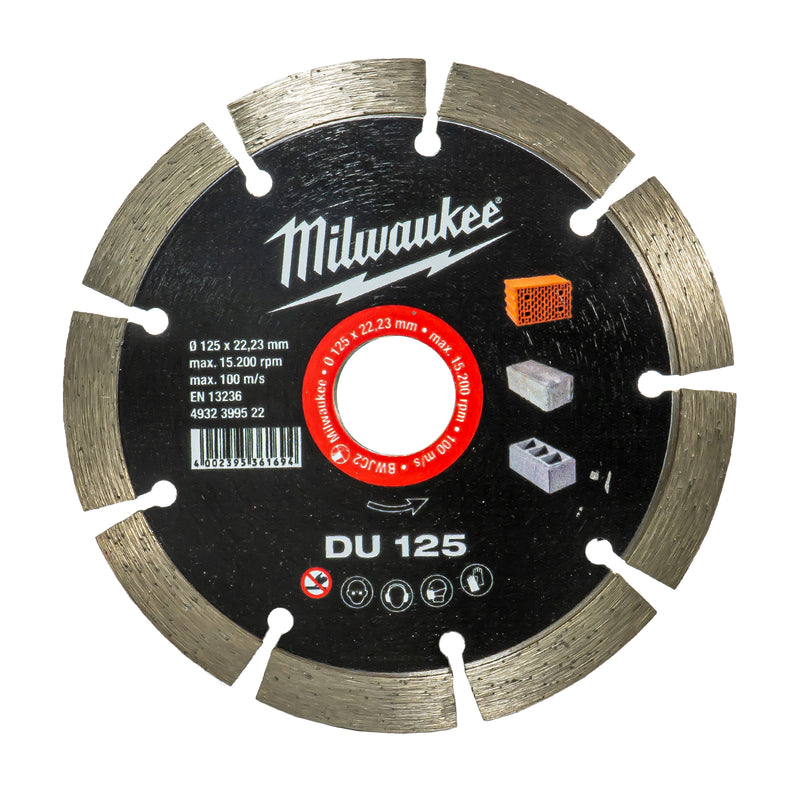 Diamanttrennscheibe DU 125 mm für den universellen Einsatz (Beton, Stein, Mauerwerk)