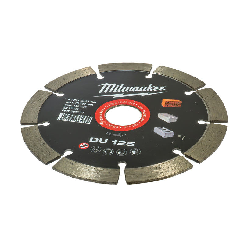 Diamanttrennscheibe DU 125 mm für den universellen Einsatz (Beton, Stein, Mauerwerk)