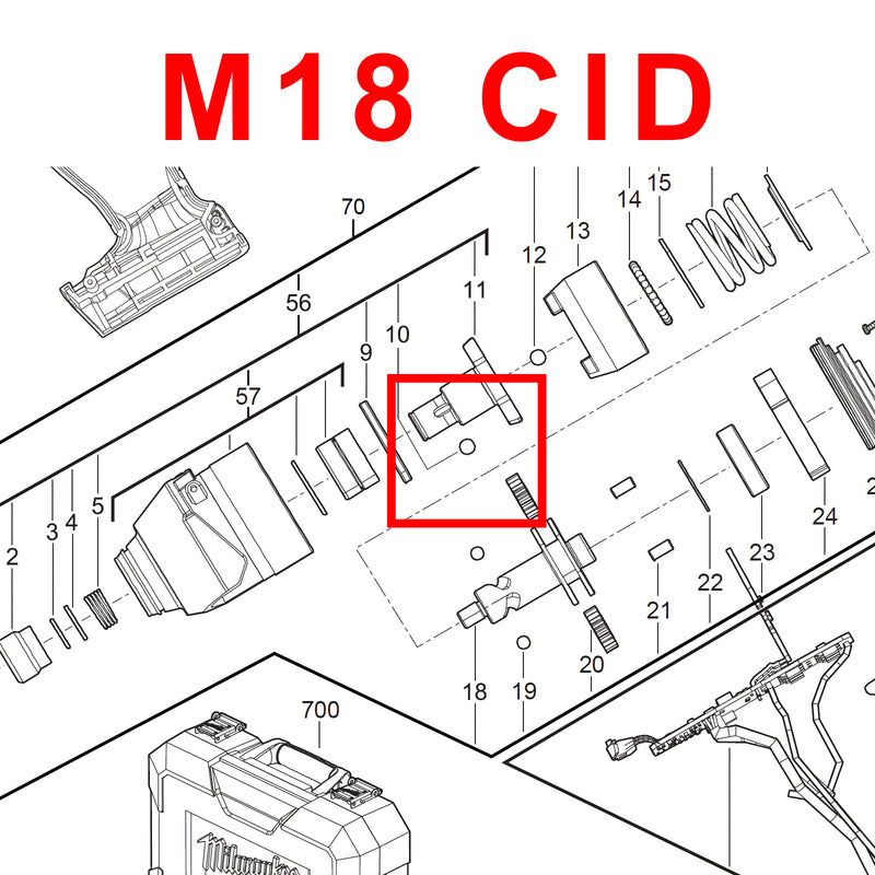 Kugel für Akku-Schlagschrauber M12 / M18 CID & Akku-Kompaktschrauber M12 FID