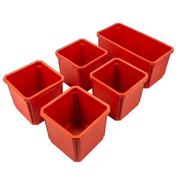 PACKOUT Ersatzboxen für Organiser & Organiser Compact (5 Sortierboxen)