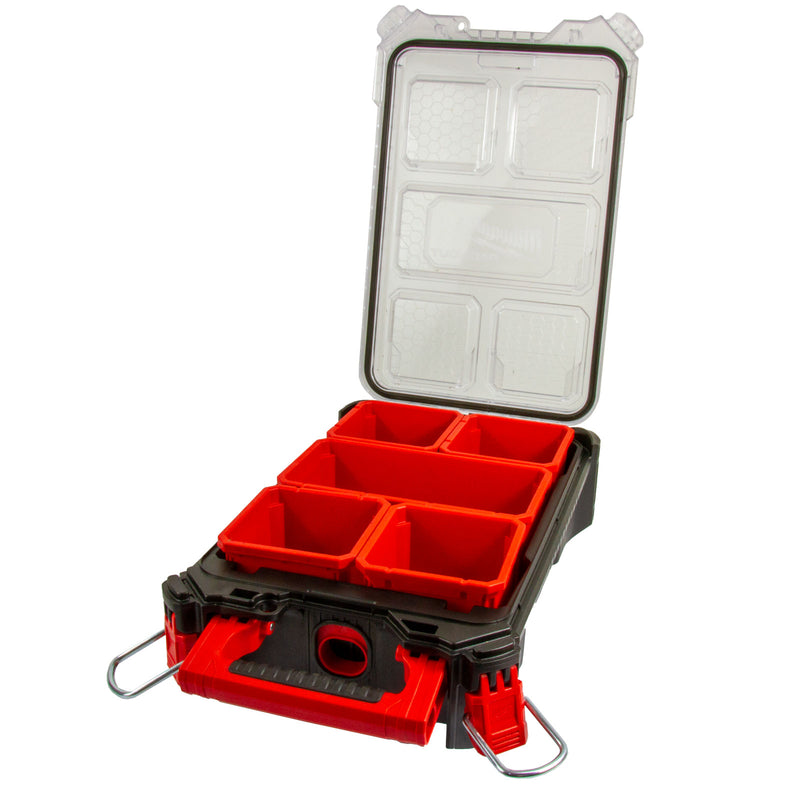 Packout Compact-Organiser inkl. 5 Sortierboxen (IP65 Schutzklasse, Transparenter Deckel, aus stoßfesten Polymeren)