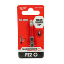 Shockwave Schrauberbit 1/4" für Schlagschrauber (Bits wählbar: TX | PH | PZ | HEX | SL | TX BO, Länge: 25 / 50 / 90 mm)