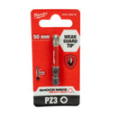 Shockwave Schrauberbit 1/4" für Schlagschrauber (Bits wählbar: TX | PH | PZ | HEX | SL | TX BO, Länge: 25 / 50 / 90 mm)