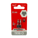 Shockwave Schrauberbit 1/4" für Schlagschrauber (Bits wählbar: TX | PH | PZ | HEX | SL | TX BO, Länge: 25 / 50 / 90 mm)