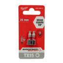 Shockwave Schrauberbit 1/4" für Schlagschrauber (Bits wählbar: TX | PH | PZ | HEX | SL | TX BO, Länge: 25 / 50 / 90 mm)