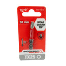 Shockwave Schrauberbit 1/4" für Schlagschrauber (Bits wählbar: TX | PH | PZ | HEX | SL | TX BO, Länge: 25 / 50 / 90 mm)