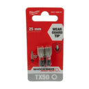 Shockwave Schrauberbit 1/4" für Schlagschrauber (Bits wählbar: TX | PH | PZ | HEX | SL | TX BO, Länge: 25 / 50 / 90 mm)