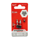 Shockwave Schrauberbit 1/4" für Schlagschrauber (Bits wählbar: TX | PH | PZ | HEX | SL | TX BO, Länge: 25 / 50 / 90 mm)