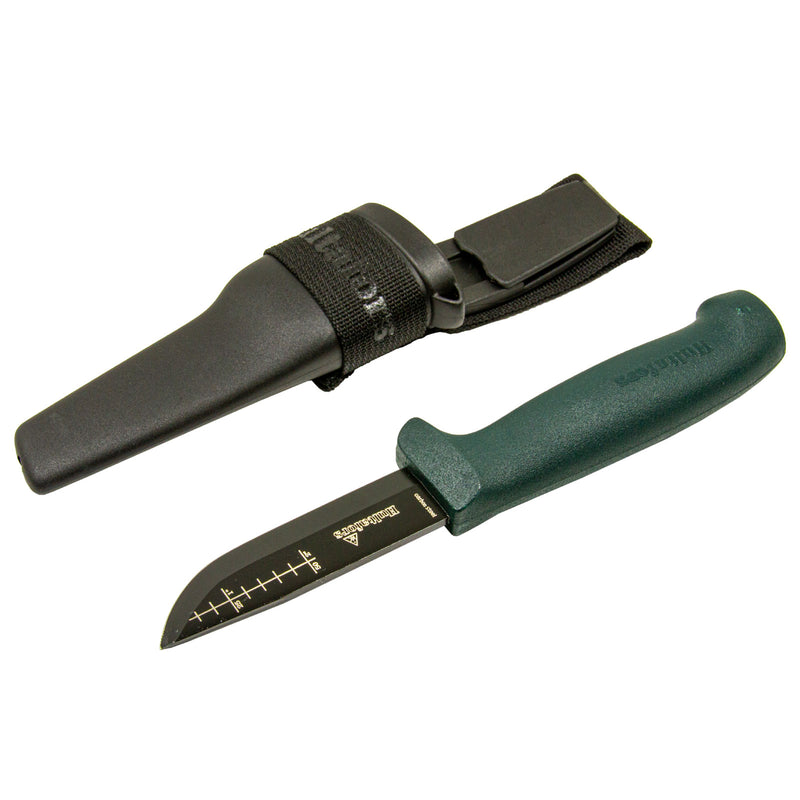 Outdoor Messer OK1, 93 mm Klinge Japanstahl, Köcher mit Gürtelschnalle