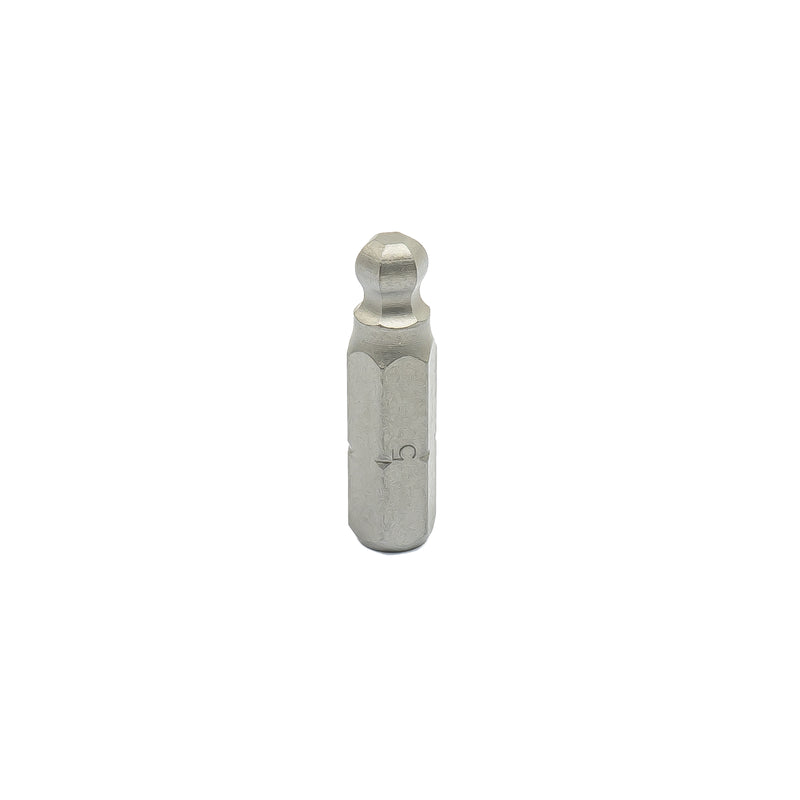 Bits Innen-Sechskant mit Kugelkopf, 1/4" Antrieb, 1,5 mm - 8,0 mm, Länge 25 mm