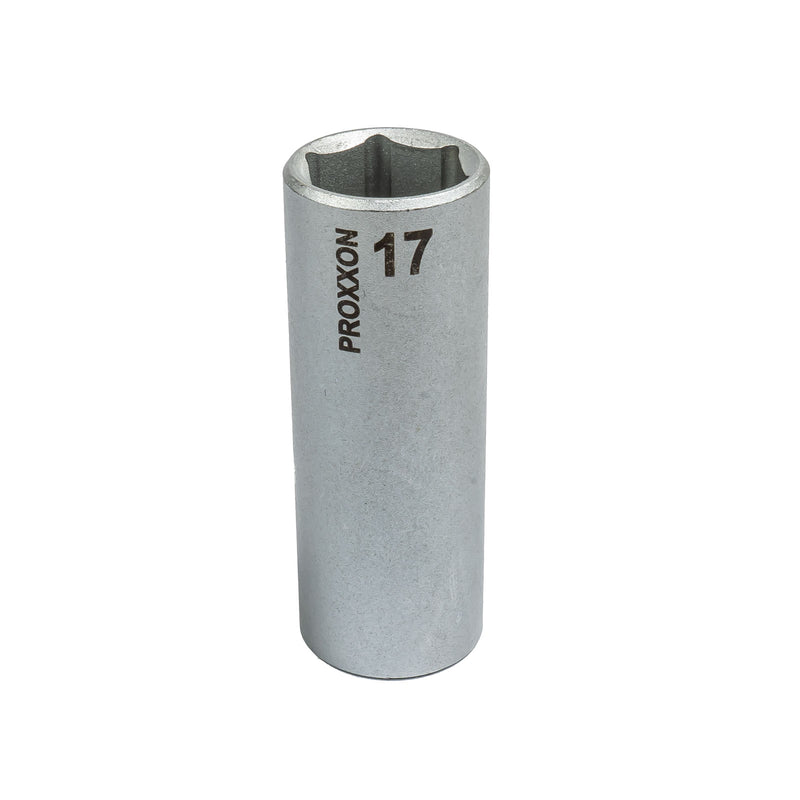 Proxxon 3/8 Tiefbett-Steckschlüsseleinsatz (Schlüsselweite: 8 - 24 mm  wählbar, Hergestellt aus CrV-Stahl, lange Ausführung)