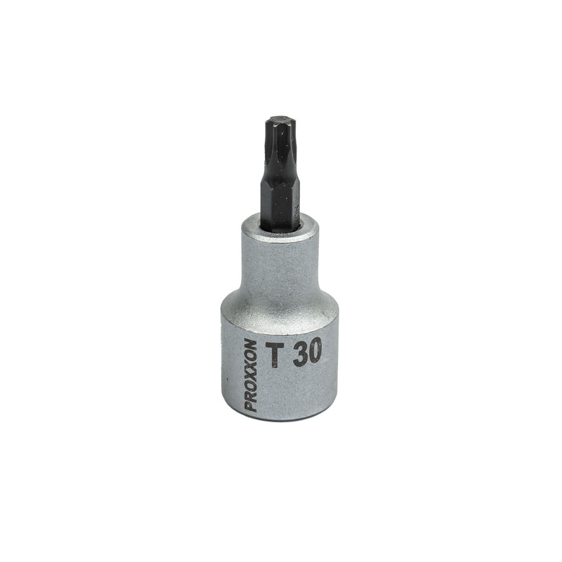1/2" TX-Einsatz (TX 20 - TX 70 wählbar, Länge: 55 mm, Sockel aus CrV-Stahl, Steckschlüsseleinsatz Torx)