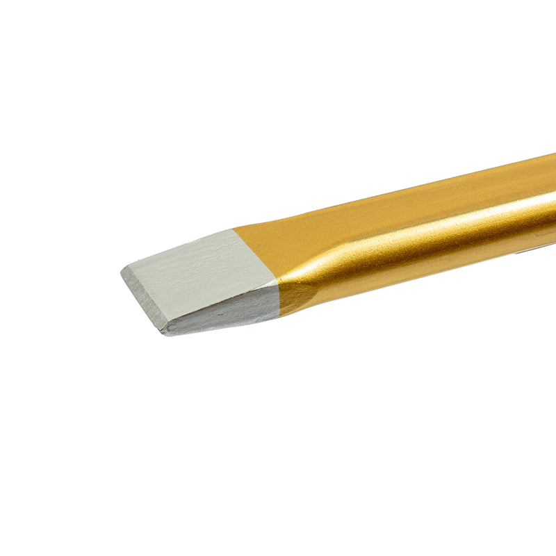 Flachmeißel CrV-Stahl, flach-oval, verschiedene Längen wählbar, DIN 6453